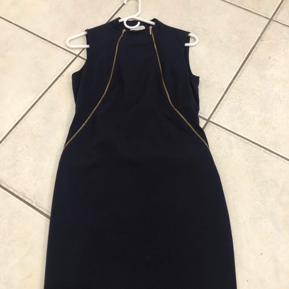 Blue Calvin Klein casual dress